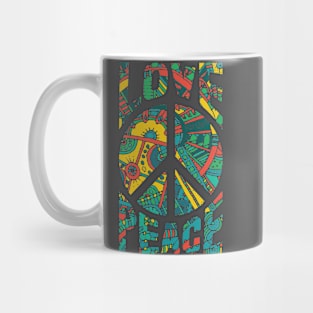 Peace and love Mug